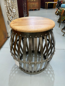 Wooden Top Stool/side table