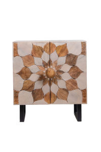Wooden Floral Ara Cabinet