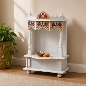 Triple Crest Painted Marble Temple (Small)