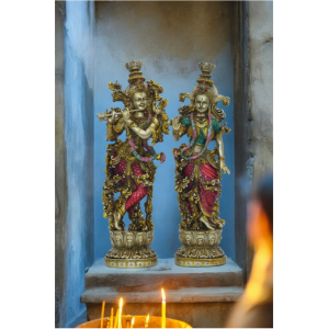 15 inch Resin Radha Krishna