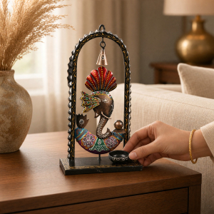 Ganesha Arch Metal Bell Stand