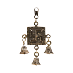 Superfine Brass Swastik Wall Piece