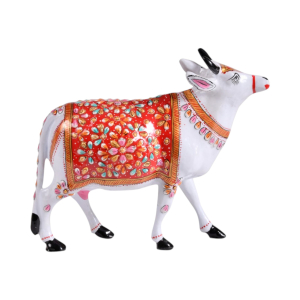 Stonework White Cow