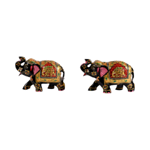 Painted Elephant Pair