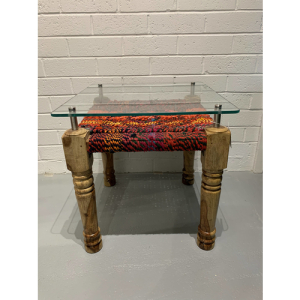 Manji with Glass Table Top