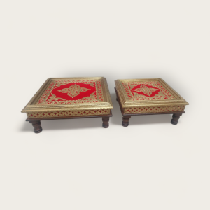 Brass Fitted Square Bajot (Assorted Sizes)
