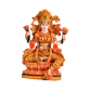 Resin Painted Laxmi on Singhasan