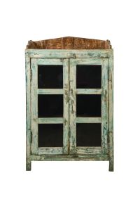Rustic Green Cabinet